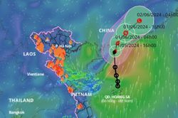 Hoàn lưu bão số 1 gây thời tiết xấu trên nhiều vùng biển