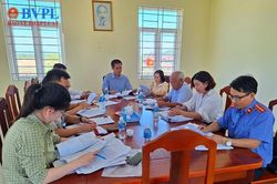 Kiểm tra công tác thi hành án dân sự ở huyện Hàm Tân