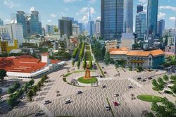Diện mạo quảng trường chợ Bến Thành tương lai qua phối cảnh