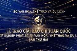 Giải Báo chí toàn quốc 'Vì sự nghiệp phát triển Văn hóa, Thể thao và Du lịch' lần thứ hai