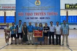 Cục Thuế tỉnh đoạt giải Nhất toàn đoàn Hội thao Công đoàn Viên chức tỉnh lần thứ XVI