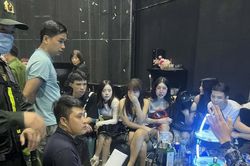 Đột kích quán bar ở Hà Nội, phát hiện nhiều người dương tính với ma túy