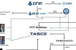 Dấu gạch nối DNP Holding - Tasco của doanh nhân Vũ Đình Độ