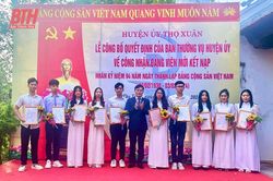 Thọ Xuân nâng cao chất lượng công tác phát triển đảng viên