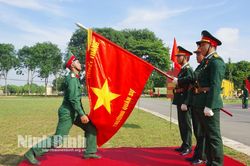 Trường Quân sự Quân đoàn 12 tổ chức Lễ tuyên thệ chiến sĩ mới