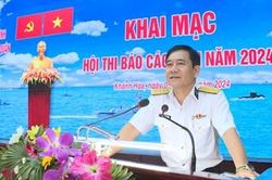 Vùng 4 Hải quân tổ chức Hội thi Báo cáo viên năm 2024
