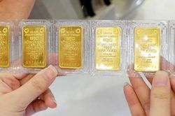 Giá vàng miếng giảm mạnh