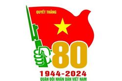 Bộ Quốc phòng công bố mẫu biểu trưng kỷ niệm 80 năm ngày thành lập Quân đội