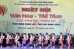 Tưng bừng Ngày hội Văn hóa - Thể thao các dân tộc thiểu số tỉnh Bình Định