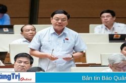 Đại biểu Quốc hội tỉnh Quảng Trị Hoàng Đức Thắng chất vấn Tổng Kiểm toán nhà nước
