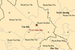 Động đất gây rung chấn ở Yên Bái