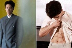 'Nam thần cổ trang' hot nhất hiện nay: Vén áo khoe cơ bụng làm chị em phát cuồng