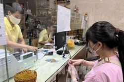 Giá bán vàng miếng trực tiếp ngày 6/6 là 75,98 triệu đồng/lượng