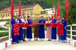 Khánh thành và bàn giao cầu dân sinh tại xã Mai Sao, huyện Chi Lăng