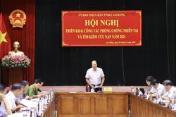 Hội nghị triển khai công tác phòng chống thiên tai và tìm kiếm cứu nạn