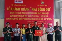 Lữ đoàn Vận tải 654 bàn giao Nhà đồng đội
