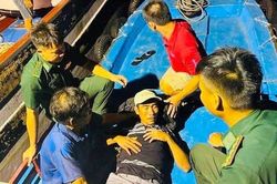 Bình Thuận: Đưa một ngư dân bị sốt co giật vào đảo Phú Quý cấp cứu