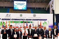 Hơn 300 vận động viên dự Giải vô địch Thể dục Aerobic châu Á 2024