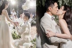 Chồng doanh nhân khóc khi trao nhẫn cầu hôn Midu ở Đà Lạt
