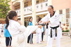 Lớp võ miễn phí giúp trẻ vui hè