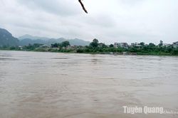 Thủy điện Sông Lô 8 A, 8B xả lũ