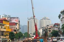 Hà Nội: Phân luồng giao thông phục vụ thi công đường Âu Cơ