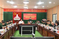 Thượng tướng Hoàng Xuân Chiến kiểm tra công tác cửa khẩu tại tỉnh Lạng Sơn