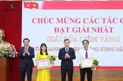 Lễ trao Giải Búa liềm Vàng Khối Doanh nghiệp Trung ương năm 2023
