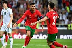 Ronaldo lập cú đúp, Bồ Đào Nha thắng tưng bừng trước thềm Euro 2024