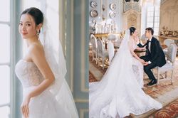 Midu tung trọn bộ ảnh cưới ở Pháp, nhan sắc cô dâu tháng 6 xứng danh thần tiên tỷ tỷ