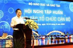 Bộ GD&ĐT tập huấn nghiệp vụ công tác tổ chức cán bộ