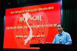 Hòa Bình tập huấn nâng cao hiệu quả công tác nhân quyền