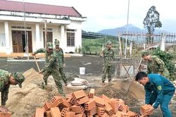 Ban Chỉ huy Quân sự huyện Kbang làm tốt công tác dân vận