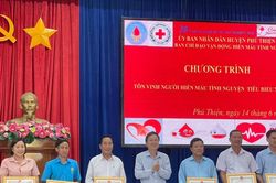 Tôn vinh người hiến máu tình nguyện tiêu biểu huyện Phú Thiện năm 2024