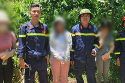 Giải cứu thành công 3 nữ sinh viên bị kẹt trong núi Hòn Vượn