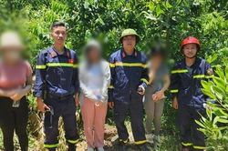 Công an tìm thấy 3 nữ sinh đi lạc tại khu vưc núi Hòn Vượn