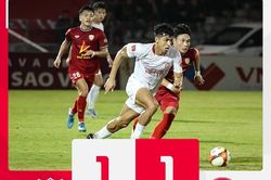 Quả bóng vàng Việt Nam dự bị, đội nhà có trận đấu quả cảm với 10 người; CLB của Đình Bắc thắng 5-0