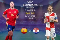 Lịch thi đấu bóng đá hôm nay 15/6/2024: Tây Ban Nha, Italia ra quân
