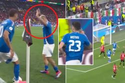Đội tuyển Ý gây sốt với pha đá phạt góc 'IQ 1000' tại EURO 2024