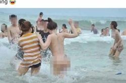 Truy tìm người đăng facebook bịa chuyện nữ du khách khỏa thân tắm biển Sầm Sơn