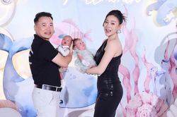 Phương Oanh công khai diện mạo cặp song sinh, nhan sắc sau sinh gây chú ý