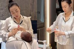 Phương Oanh thành công giảm 17 kg sau 1 tháng sinh nở