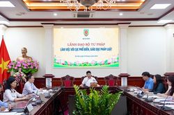 Tiếp tục hoàn thiện Khung tiêu chí đánh giá thí điểm hiệu quả công tác phổ biến, giáo dục pháp luật