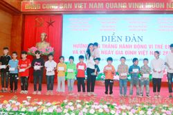 Huyện Lộc Bình hưởng ứng tháng hành động vì trẻ em và Ngày gia đình Việt Nam