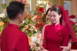 Thái độ nhà chồng thiếu gia đối với Midu trong lễ vu quy gây chú ý