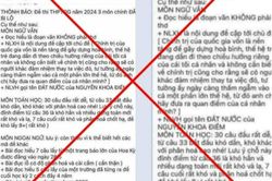 Xôn xao đề thi Ngữ văn giống 'đề tin đồn', Bộ GD&ĐT nói gì?