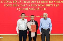 Nhà báo Phạm Đức Sơn được bổ nhiệm làm Tổng Biên tập Tạp chí Nhà đầu tư