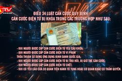 Những trường hợp nào sẽ bị khóa căn cước điện tử?