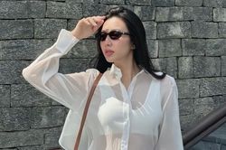 Hoa hậu Thùy Tiên diện áo xuyên thấu, khoe hình thể nóng bỏng