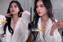 Ngọc Trinh quyến rũ trong váy áo mỏng manh: Ẩn ý không cần ai yêu